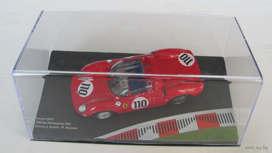 Ferrari 250 P #110 победитель 1000km Nurburgring 1963 Surtees, Mairesse ALTAYA
