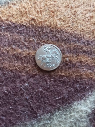 Монета 1709 года