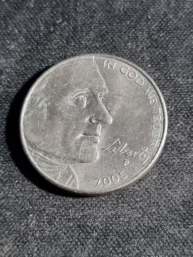 США 5 центов 2005 P (ЮБИЛЕЙКА)