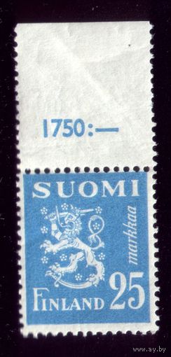 1 марка 1952 год Финляндия 405