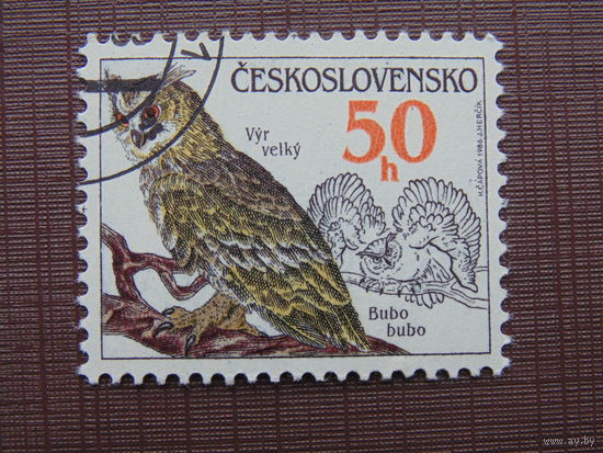 Чехословакия 1986г. Птицы.