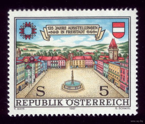 1 марка 1987 год Австрия 1893
