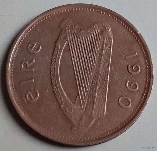 Ирландия 1 фунт, 1990 (14-16-30)