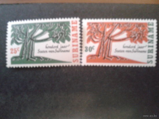 Суринам 1966 автономия Нидерландов Дерево полная серия