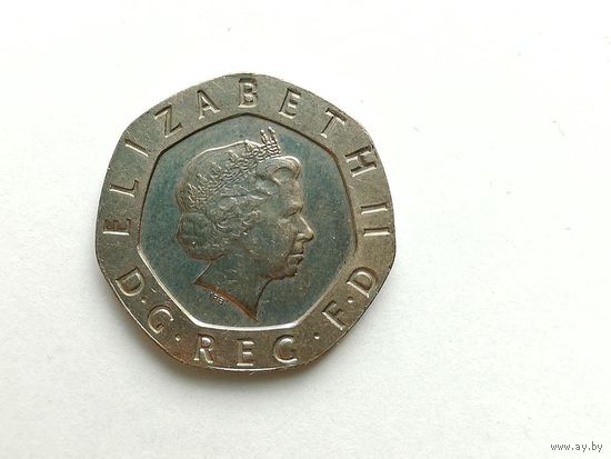 20 пенсов 2005 года. Великобритания. Монета А3-4-2