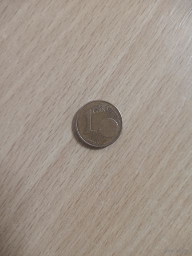 1 евроцент 2002 Исландия