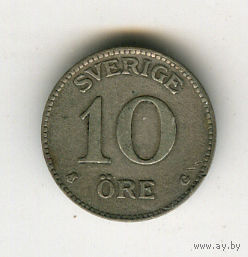 Швеция 10 эре 1929 серебро