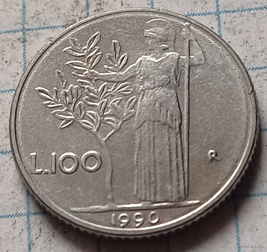 Италия 100 лир, 1990    ( 2-4-5 )