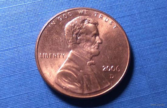 1 цент 2006 D. США.