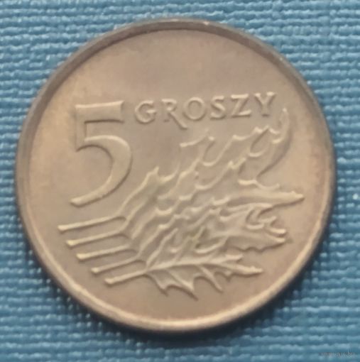 Польша 5 грошей, 1990-2014