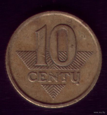 10 центов 1997 год Литва
