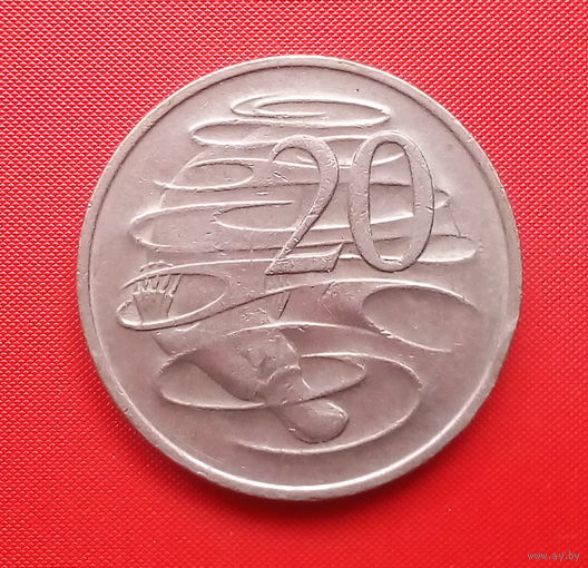 68-11 Австралия, 20 центов 1977 г.