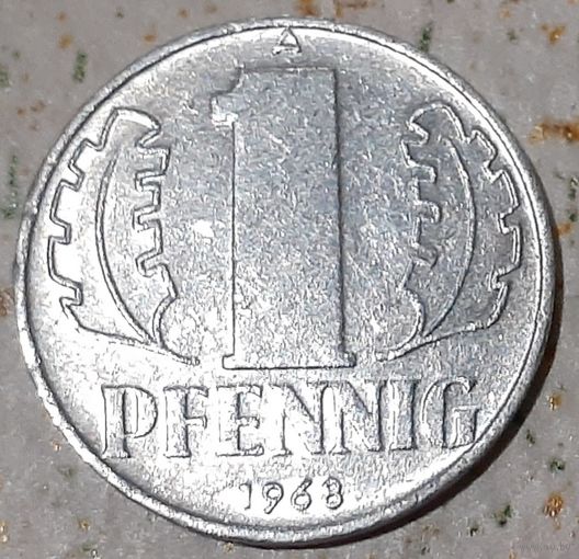 Германия - ГДР 1 пфенниг, 1968 (4-10-42)