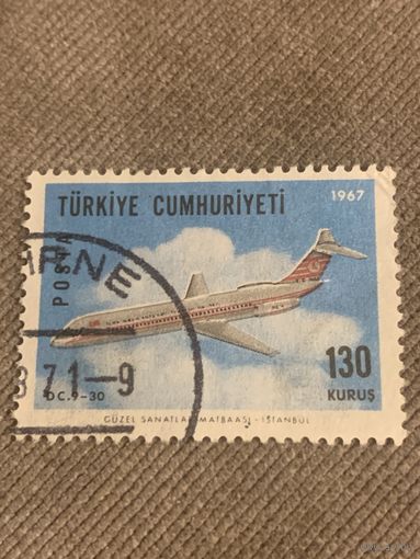 Турция 1967. Авиация. Пассажирский самолет