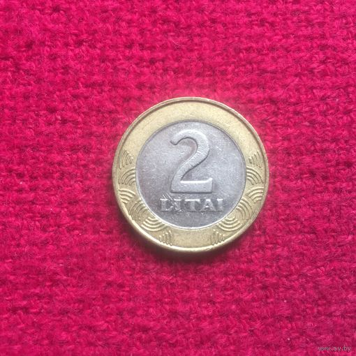 Литва 2 лита 2001 г.
