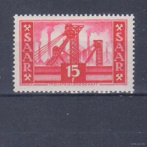[1367] Саар,Германия 1952. Индустриальный ландшафт. MNH