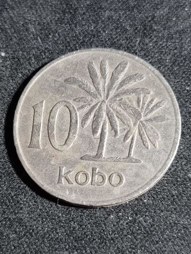 Нигерия 10 кобо 1973