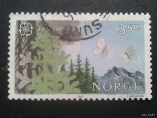 Норвегия 1986 Европа, бабочки