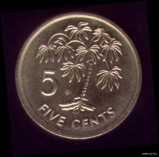 5 центов 2007 год Сейшелы
