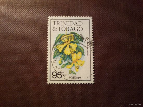 Тринидат и Тобаго 1983 г.Лиана Долихандра "кошачий коготь"./6а/