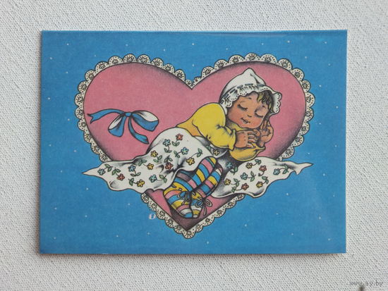 Юкнайте поздравительная открытка 1990   10х15 см