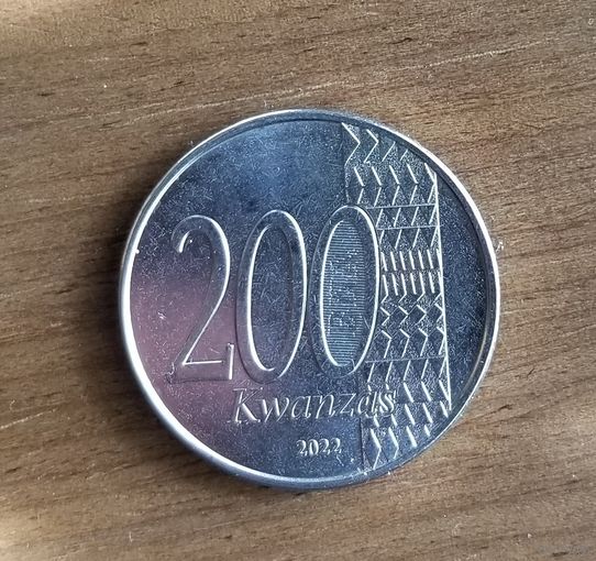 200 кванза, Ангола, 2022