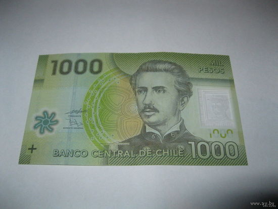 Чили 1000 песо 2010 года