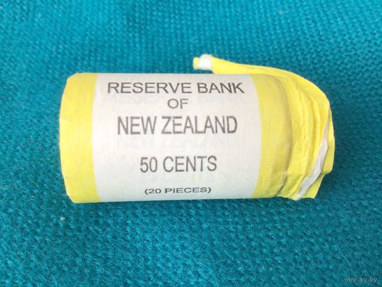 50 центов Новая Зеландия 2009г. Банковская упаковка