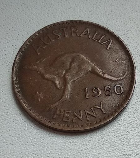 Австралия 1 пенни, 1950  2-18-1