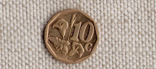 ЮАР 10 центов 2010/флора/(Uss)