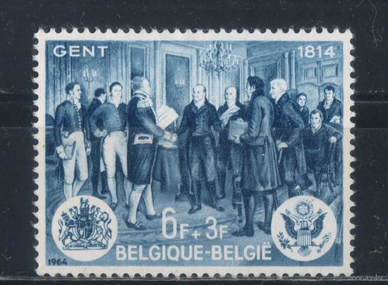 Бельгия Кор 1964 150 летие подписания мирного договора между США и Великобританией в Генте #1346