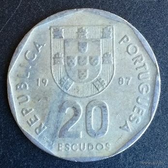 Португалия, 20 эскудо 1987