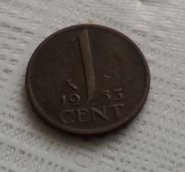 1 цент 1953 г. Нидерланды