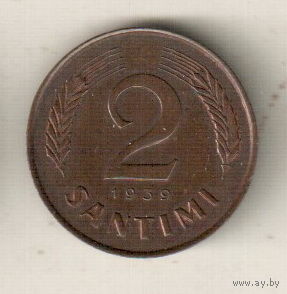 Латвия 2 сантим 1939
