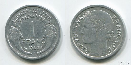 Франция. 1 франк (1946)