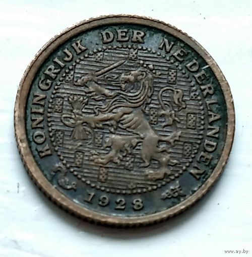 Нидерланды 1/2 цента, 1928 1-11-21