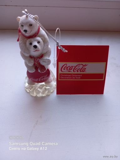 Новогодняя игрушка Кока-кола, Coca-Cola.