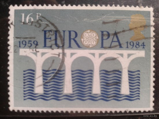 Англия 1984 Европа Михель-1,5 евро гаш