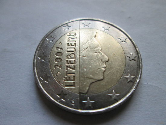 2 евро, Люксембург 2007 г.