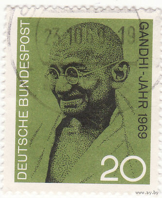 Столетие со дня рождения Мохандаса Карамчанда Ганди 1969 год