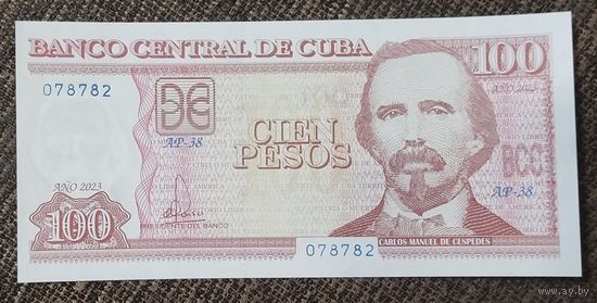 100 песо 2023 года - Куба - UNC