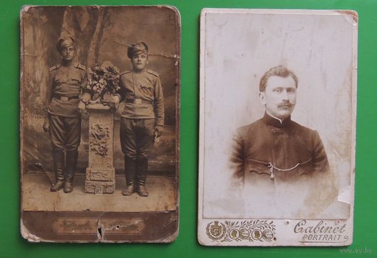 Фото РИ до 1917 г. (у солдат видны цифры на погонах), 16*11 см