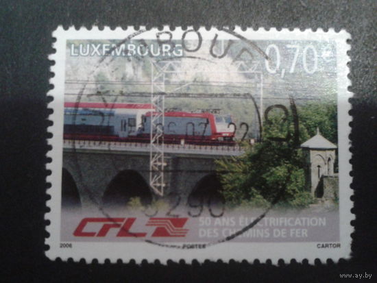 Люксембург 2006 поезд на мосту