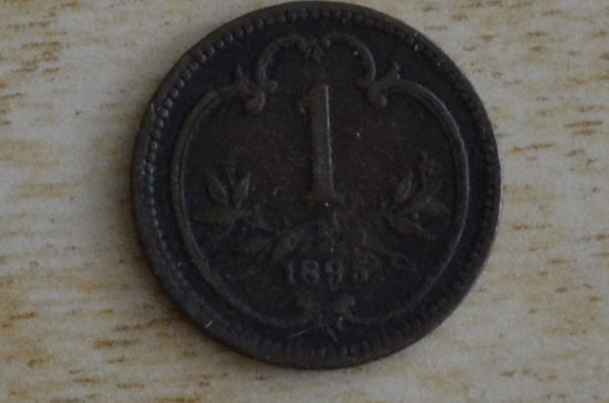 Австрия 1 геллер 1895