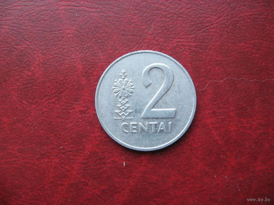2 цента 1991 года Литва (р)