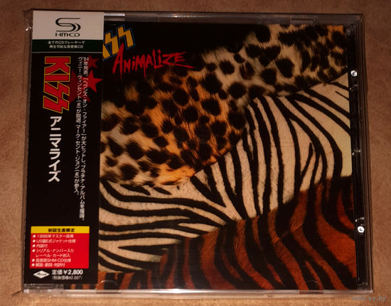 Kiss – "Animalize" 1984 (Audio CD) Remastered 2008 SHM-CD