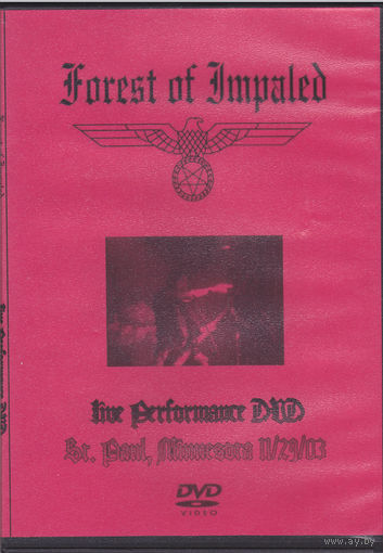 Forest of Impaled "Live Performance DVD - St. Paul, Minnesota 11/29/03" DVDr