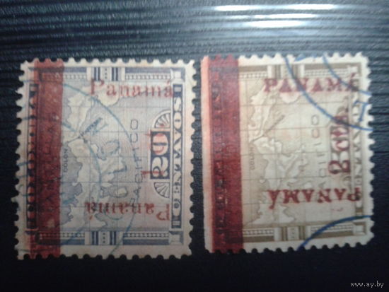 Панама, 1906. Стандарт, надпечатки