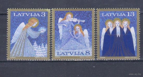 [61] Латвия 1994. Рождество.Новый год. MNH