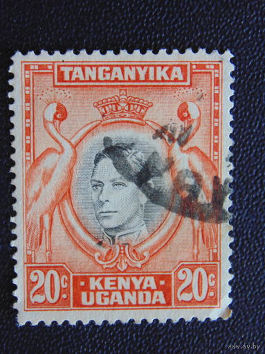 Кения, Уганда, Танганьика 1938г. Георг VI. Фауна.